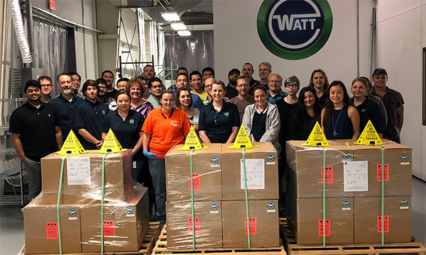 WATT Fuel Cell Fulfills First Purchase Order for ImperiumTM with Shipments to Erwin Hymer Group North America Inc. WATT shipment